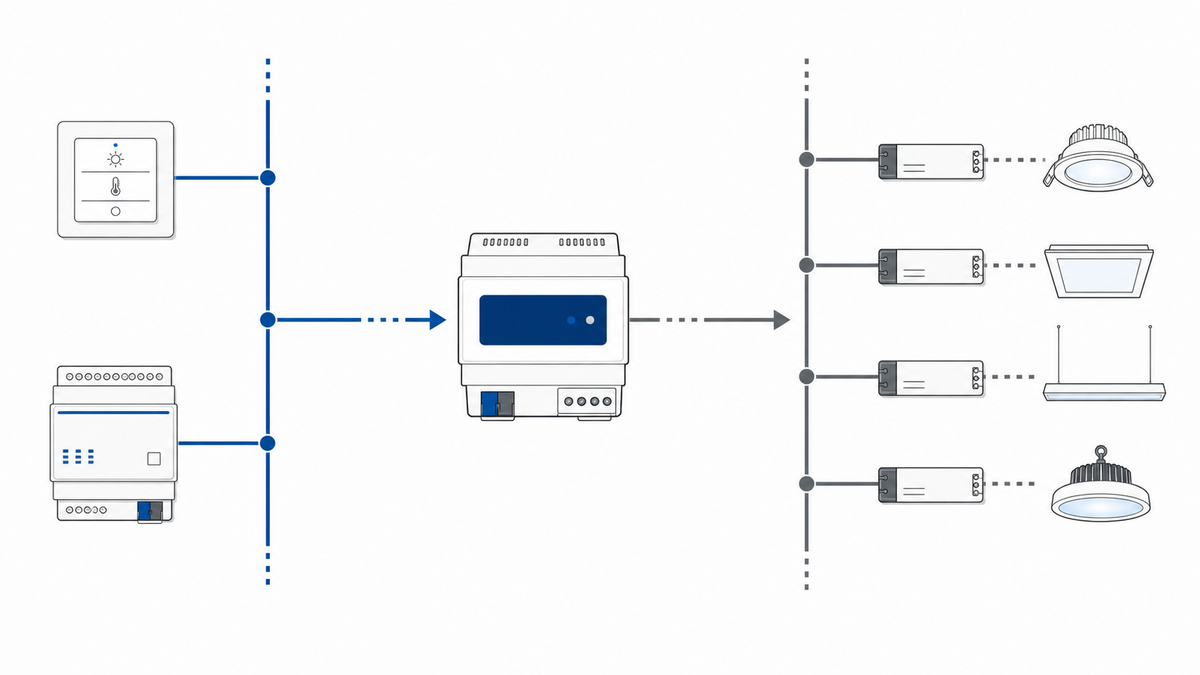 DALI vs KNX: ¿Qué sistema elegir para control de iluminación en edificios?
