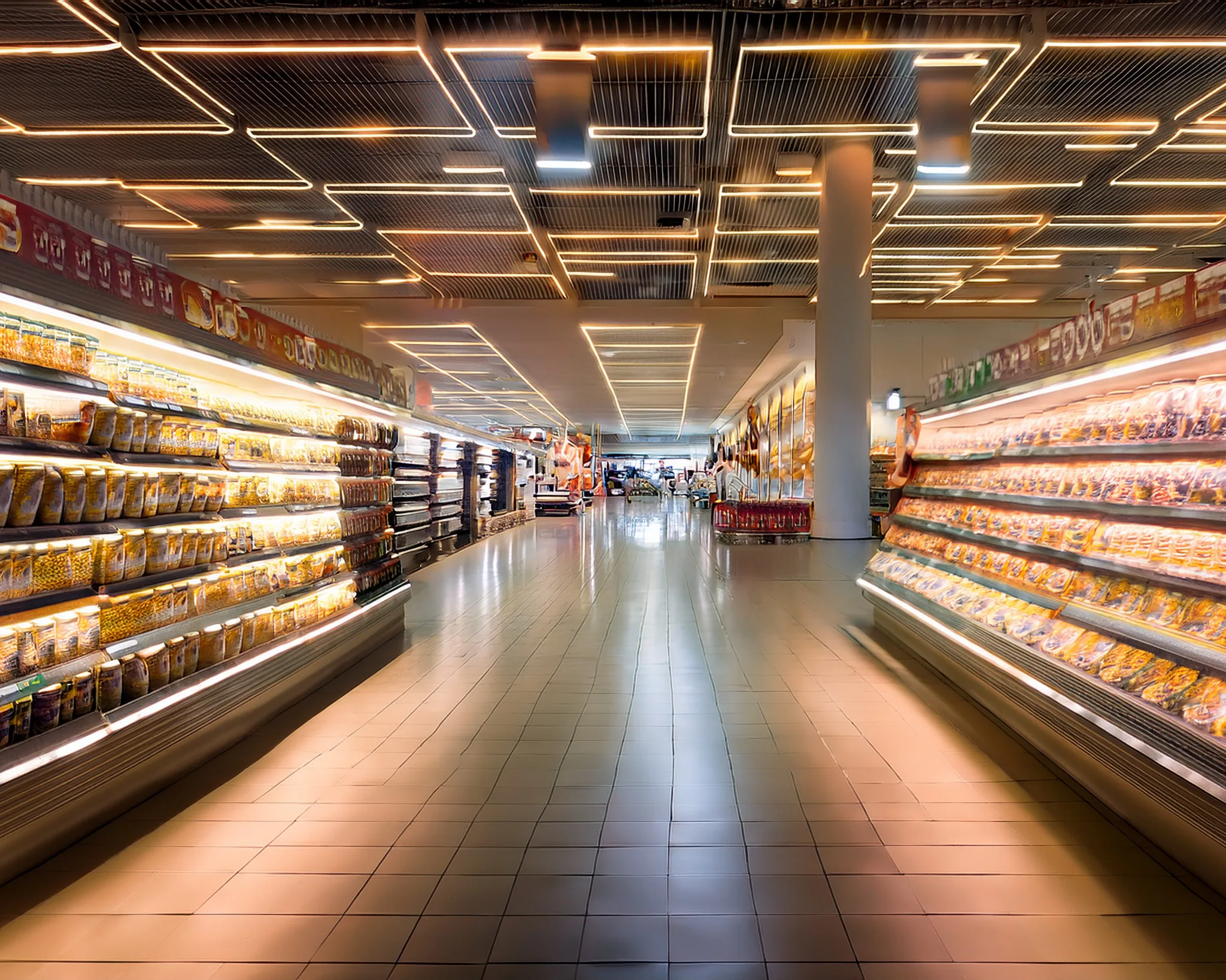 Iluminación LED para supermercados en Bolivia
